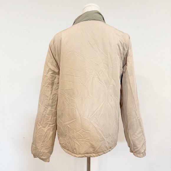 NWT Hem & Thread REVERSIBLE On The Flip Side Snap Front Puffer Jacket NEW Medium - Picture 11 of 12